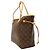 Louis Vuitton Monogram Canvas Tote Bag Braun Fuschia - Ansicht 4