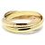 Anello Cartier Trinity SM in oro 18K - vista 2