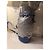Zaino Christian Dior Cannage Pommery Champagne Argento e Blu Silver hardware - vista 8