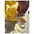 Courreges Falda Courrèges de punto amarilla con botones Amarillo - vista 4