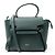 16 Céline NUOVA BORSA CELINE BELT PICO 194263 PELLE GRANULATA VERDE CON TRACCOLLA