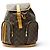LOUIS VUITTON BOSPHORE M40107 MONOGRAM CANVAS RUCKSACK Braun