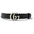 GUCCI MARMONT GG BOUCLE REVERSIBLE T65 CANVAS MONOGRAMM & LEDER GÜRTEL Schwarz - Ansicht 2