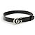 GUCCI MARMONT GG BOUCLE REVERSIBLE T65 CANVAS MONOGRAMM & LEDER GÜRTEL Schwarz - Ansicht 5