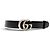 GUCCI MARMONT GG BOUCLE REVERSIBLE T65 CANVAS MONOGRAMM & LEDER GÜRTEL Schwarz - Ansicht 6