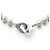 NUOVO COLLANA DINH VAN MANOLETTE R12 IN ORO BIANCO 18K E PERLE AKOYA Argento - vista 3