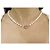 NUOVO COLLANA DINH VAN MANOLETTE R12 IN ORO BIANCO 18K E PERLE AKOYA Argento - vista 7