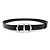 NOVA CINTURA CHRISTIAN DIOR FIVELA LOGO CD PALLADIUM 36 T 72 A 82 COURO Preto