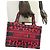 NUOVO SACCA A MANO CHRISTIAN DIOR TOTE BOOK MINI MIZZA LEOPARD ROSSO - vista 5