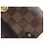 LOUIS VUITTON VAVIN CHAIN WALLET DAMIER EBENE CANVAS CLUTCH Braun - Ansicht 7