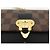 LOUIS VUITTON VAVIN CHAIN WALLET DAMIER EBENE CANVAS CLUTCH Braun - Ansicht 8