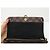 LOUIS VUITTON VAVIN CHAIN WALLET DAMIER EBENE CANVAS CLUTCH Braun - Ansicht 9