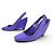 SCARPE LOUIS VUITTON PLATFORM FUTURISTICHE 38 IN SATEN VIOLA Porpora