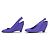 SCARPE LOUIS VUITTON PLATFORM FUTURISTICHE 38 IN SATEN VIOLA Porpora - vista 2