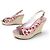 SCARPE CON TACCO LOUIS VUITTON OLIVIA 37.5 FIORI MULTICOLORE