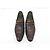SCARPE MOCASSINI BERLUTI ANDY TAGLIA 8 42 PELLE PATINATA Marrone - vista 7