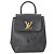 Twist Zaino Louis Vuitton LV Mini Lockme in pelle nera Nero