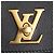 Twist Zaino Louis Vuitton LV Mini Lockme in pelle nera Nero - vista 8