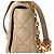 Piccola borsa Dior Caro in pelle beige Stampa python - vista 2