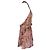 Playsuit de cuello halter Daylight de Zimmermann en lino rosa Castaño - vista 2
