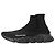 Balenciaga Speed Trainer Shoes in Black Polyester - view 2