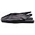 Ballerine slingback a punta quadrata in pelle nera Jil Sander Nero - vista 4