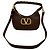 Red Valentino Bolso Hobo Valentino Garavani Stud Sign en piel marrón Castaño - vista 2