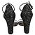 Sergio Rossi Glitter Block Heels in Silber Metallic Glitter - Ansicht 4