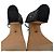 Sergio Rossi Glitter Block Heels in Silber Metallic Glitter - Ansicht 9