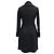 Timeless Cappotto in tweed Chanel con zip e tasche in poliammide nera - vista 3