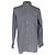 Tom Ford Gestreiftes Button-Down-Hemd aus blauer Baumwolle