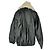Chaqueta bomber Gucci de tejido recubierto con cuello desmontable en algodón negro - vista 3