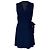 Mini abito in crepe con scollo a V Sandro in viscosa blu