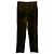 Pantalones de pierna recta Max Mara en terciopelo oliva Verde Verde oliva