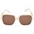Gafas de sol oversize Gucci GG1189SA en acetato marfil Blanco Crudo