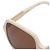 Gafas de sol oversize Gucci GG1189SA en acetato marfil Blanco Crudo - vista 16