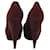 Yves Saint Laurent Saint Laurent Aliama Pumps aus burgunderfarbenem Wildleder Bordeaux  - Ansicht 5