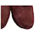 Yves Saint Laurent Saint Laurent Aliama Pumps aus burgunderfarbenem Wildleder Bordeaux  - Ansicht 8