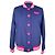 Love Moschino Bomber Jacket in Navy Blue Polyester