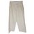 Pantalones anchos plisados en algodón blanco Proenza Schouler