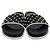 Red Valentino Sandali Rockstud Valentino Garavani in pelle nera Nero