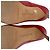 Manolo Blahnik BB 105 Pumps mit Absatz aus rotem Leder - Ansicht 8