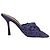 Bottega Veneta Intrecciato Weave Stiletto in Raffia Viola Porpora