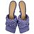 Bottega Veneta Intrecciato Weave Stiletto in Raffia Viola Porpora - vista 4
