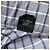 Camicia a bottoni a quadri Tom Ford in cotone blu - vista 5