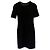 Joseph Mini-Shift-Kleid aus schwarzer Viskose-Velours
