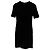 Joseph Mini-Shift-Kleid aus schwarzer Viskose-Velours - Ansicht 2