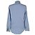Tom Ford Gestreiftes Button-Down-Hemd aus blauer Baumwolle - Ansicht 3