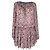 Robe Popover LoveShackFancy en soie multicolore
