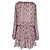 Robe Popover LoveShackFancy en soie multicolore - vue 3